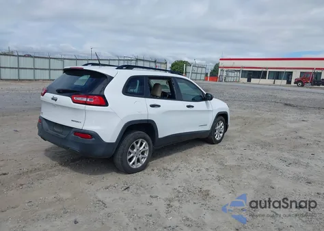 2015 Jeep Cherokee Sport из США, поврежденный, VIN 1C4PJLAB0FW761887